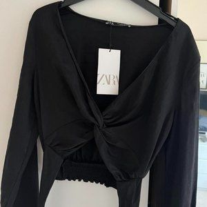 Zara black long sleeve